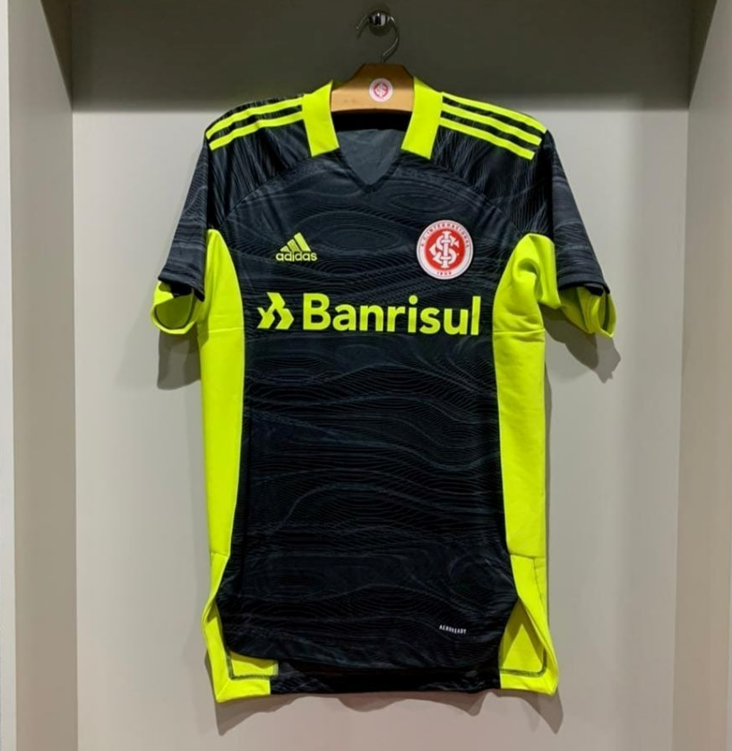 2021/22 SC Internacional Black Goalkeeper Soccer Jersey Shirt